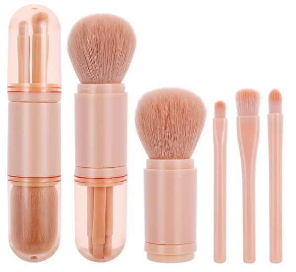 4 in 1 Portable Small Makeup Brush Set