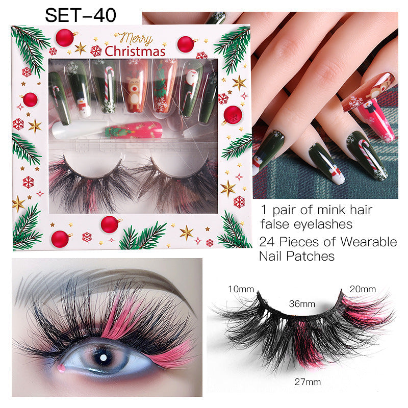2023 CHRISTMAS GIFT SET {eyelash+nails}