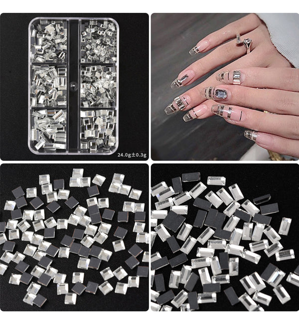 1000 pcs Shiny Crystal AB Nail Art Rhinestone