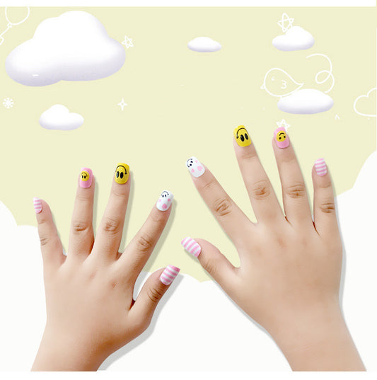 Smiley face | kids nail