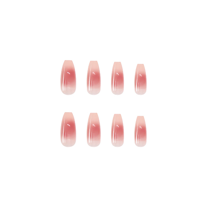 Ombre blusher nails