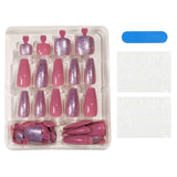 Hot peach (hands and feet nails kit)